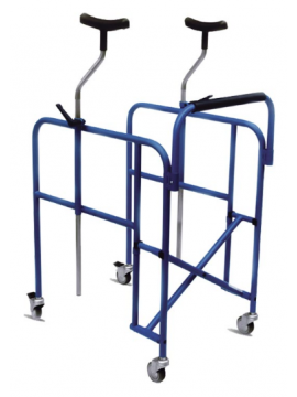 ROLLATOR - Deambulatore pieghevole con appoggi sottoascellari